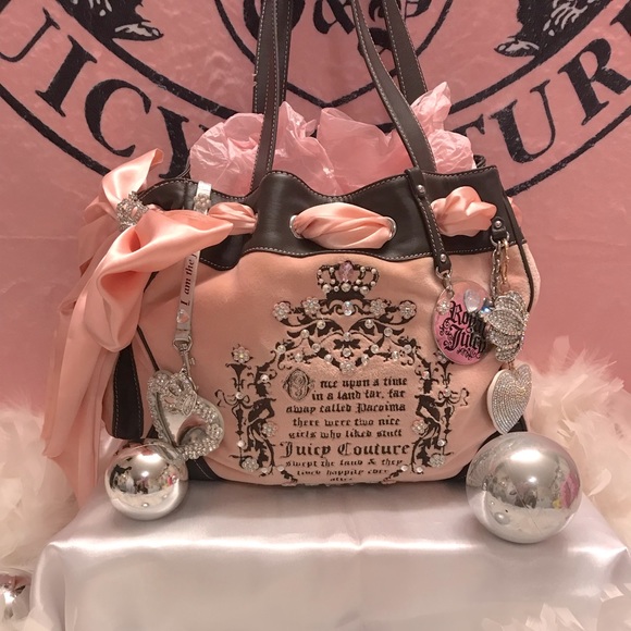 Juicy Couture Handbags - Rare 🦄cotton Candy 🍭 pink crystal 💎covered daydreamer ☁️